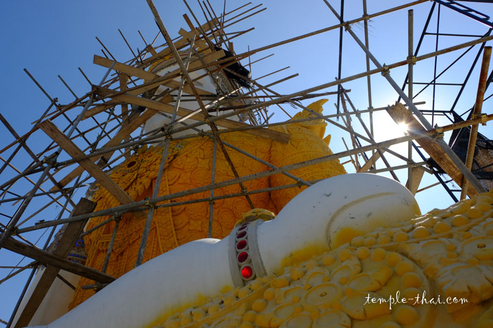 bouddha géant paré